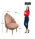 Load image into Gallery viewer, Detec™ Barrel Chair in Pink Colour
