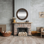 Load image into Gallery viewer, Detec™  Leonor Solid Wood Wall Mirror 36 inches
