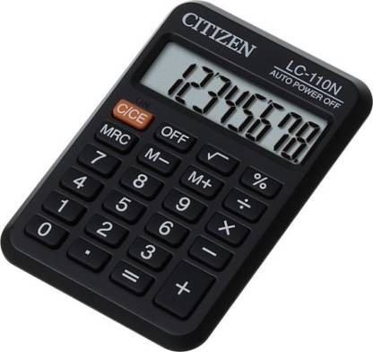 Detec™ CITIZEN LC-110N Basic Calculator  (8 Digit) ( Pack of 2 )