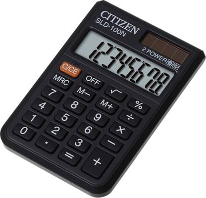 Detec™ CITIZEN SLD-100N Stealodeal SLD-100N Basic Calculator 8 Digit Pack of 40