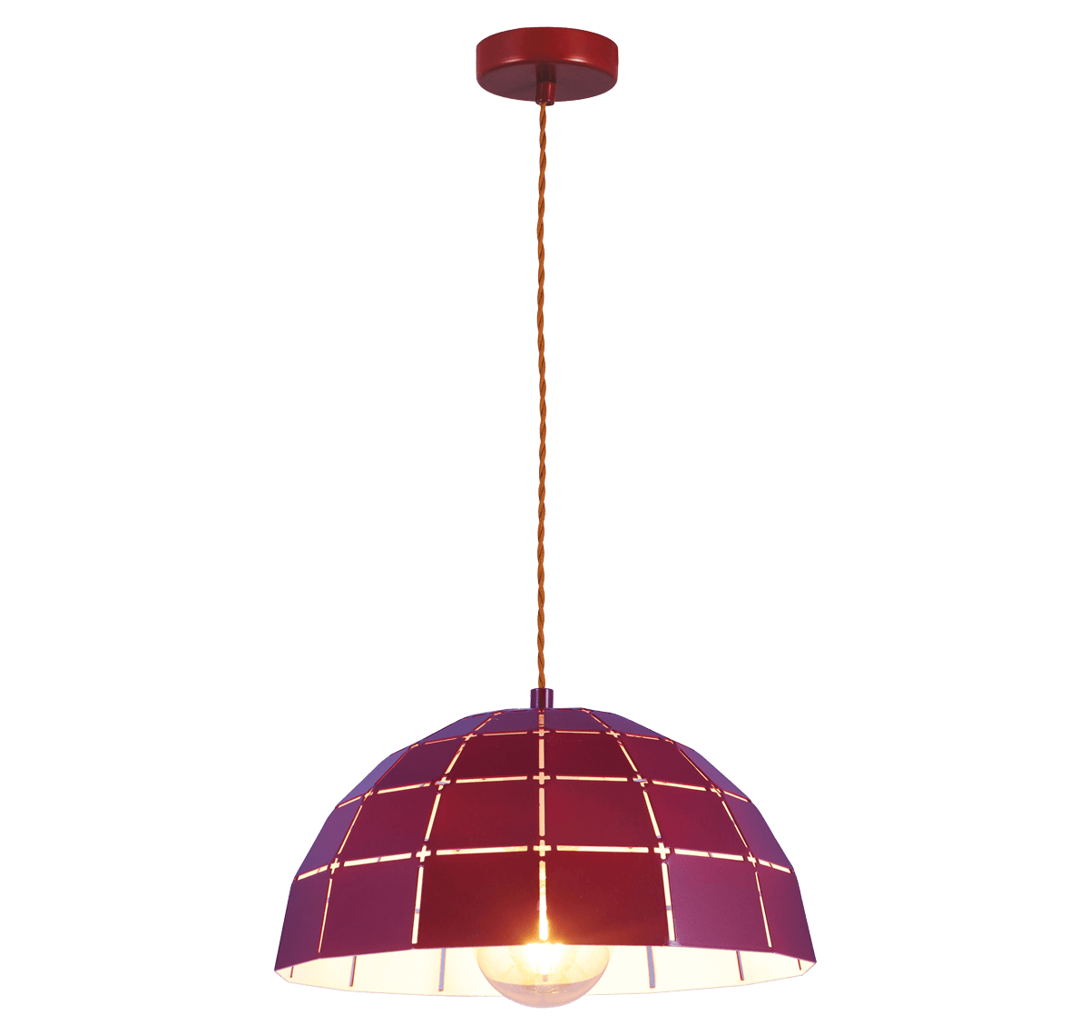 Havells Penelope Pendant 1LS E27 D300 RED Ceiling mounted Pendant