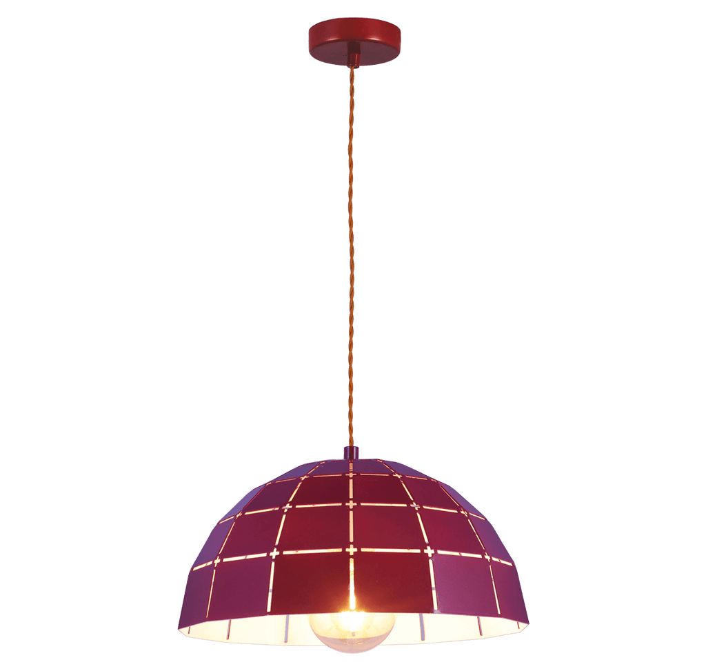 Havells Penelope Pendant 1LS E27 D300 RED Ceiling mounted Pendant