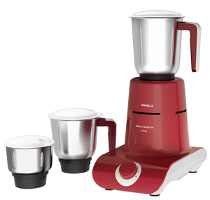 Havells Maxx Grind NV Mixer Grinder 500W 3 Jars Cherry Red