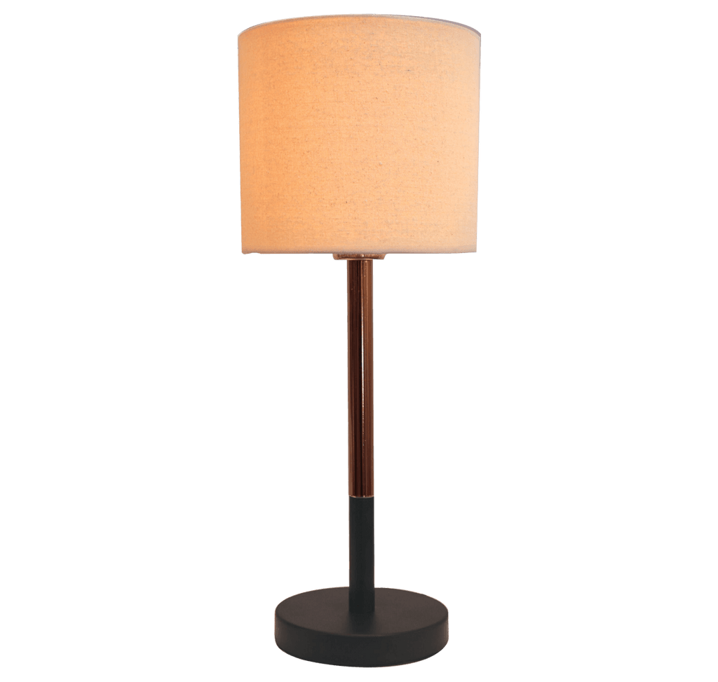 Havells Metallo Table Lamp TC Fabric Shade Cup Tabel lamp
