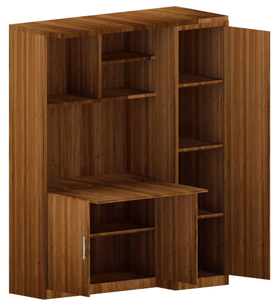 Detec™ Dutch Study Table Cum Bookshelf