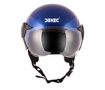 Load image into Gallery viewer, Detec™ Open Face Atom Blue Helmet
