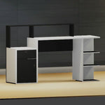 Load and play video in Gallery viewer, Detec™ Study Table - Wenge &amp; Frosty While Color
