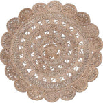 Load image into Gallery viewer, Detec™ Handwoven Braided Round Jute Rug - Beige Color
