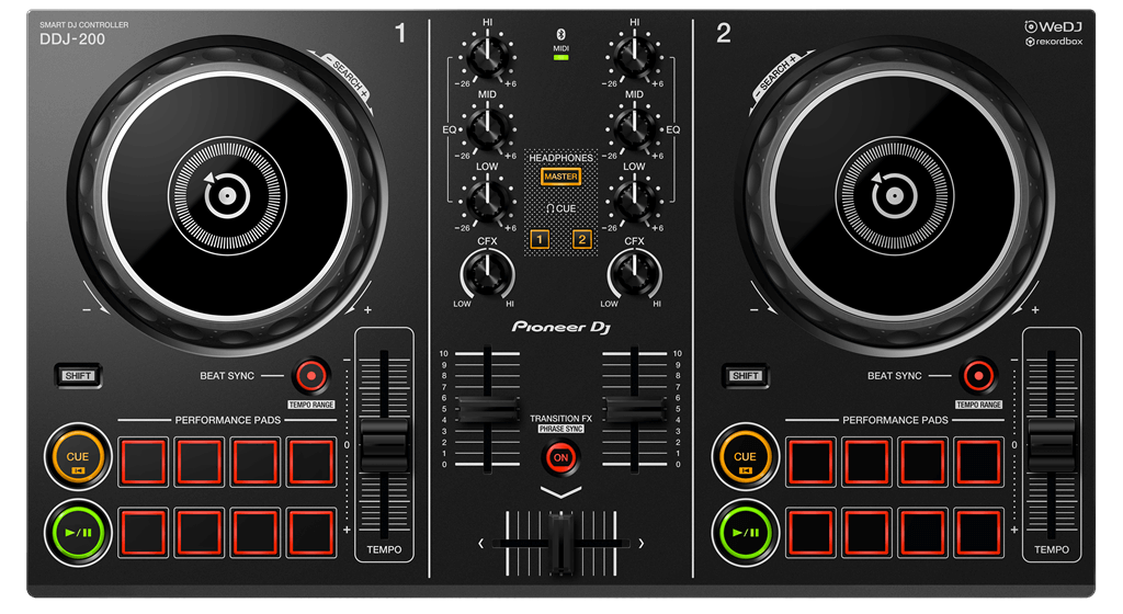 पायनियर डीडीजे 200 उपयोग में आसान डीडीजे 200 स्मार्ट डीजे कंट्रोलर के साथ डीजेिंग शुरू करें