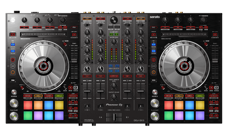 Pioneer DDJ SX3 4 Channel DJ Controller for Serato DJ Pro