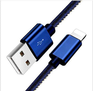 Detec Data Cable. Denim USB 2.0 Type - iPhone Port - Detech Devices Private Limited