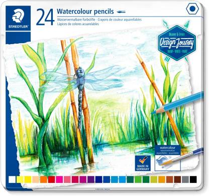 Detec™ STAEDTLER Design Journey from Staedtler Hexagonal Shaped Color Pencils  (Set of 24, Multicolor)