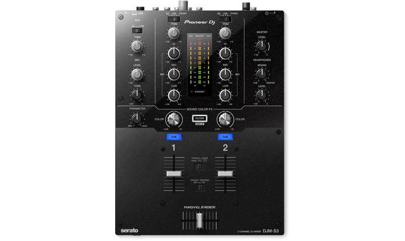 Pioneer DJM S3 2 Channel Mixer for Serato DJ Pro