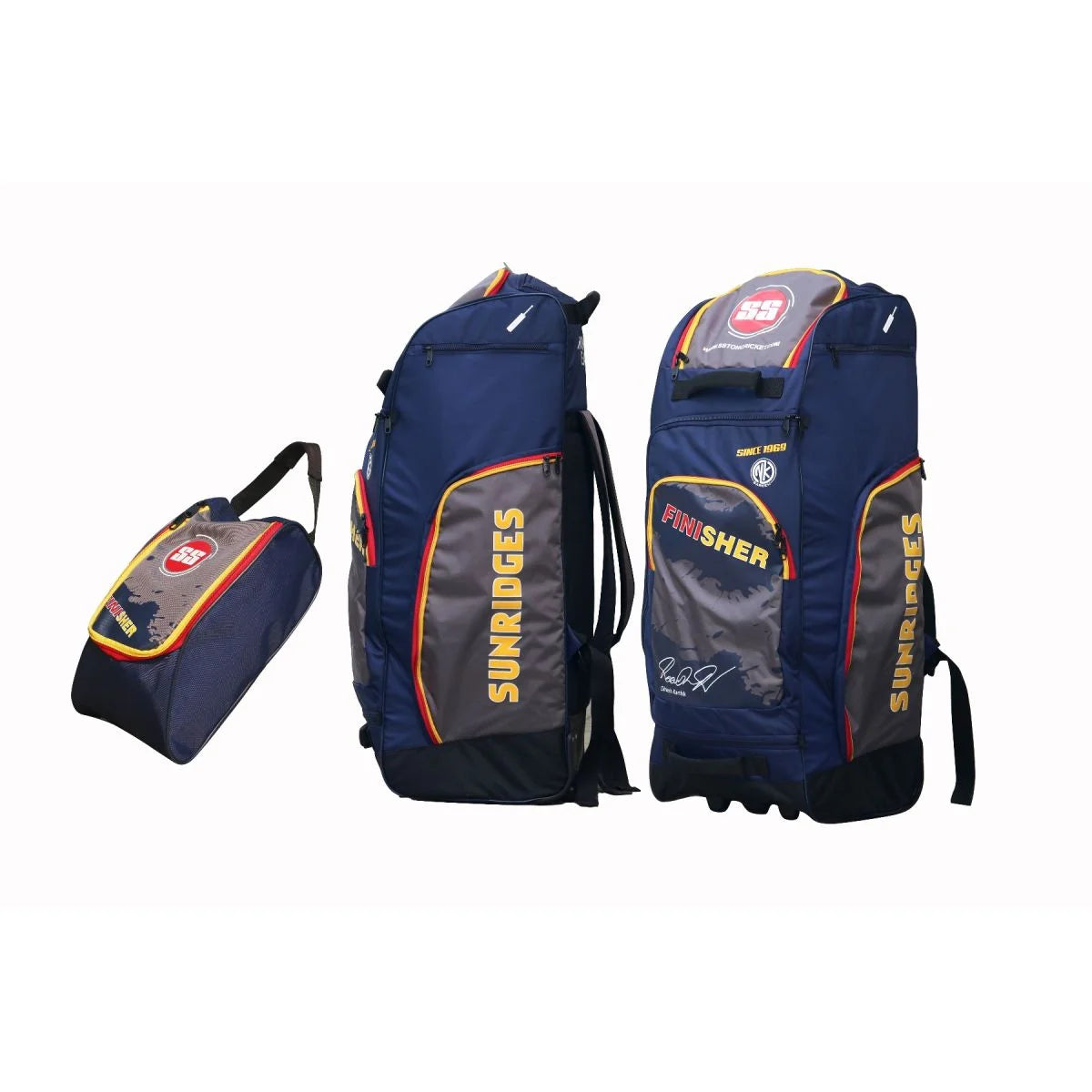 SS DK Finisher duffle Cricket Kit Bag with shoes bag