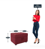 Load image into Gallery viewer, Detec™ Fenya Ottoman With Storage
