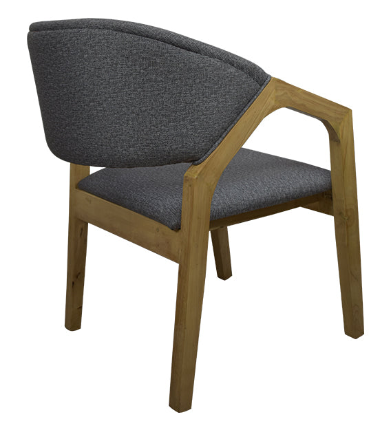Detec™ Solid Wood Armchair - Grey Color