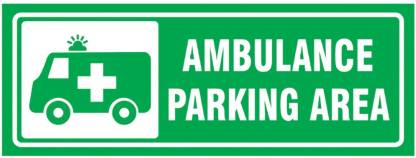  Detec™ Ambulance Parking Area Sign Board