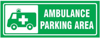 Detec™ Ambulance Parking Area Sign Board