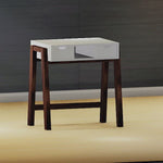 Load and play video in Gallery viewer, Detec™ Writing Table - Off White &amp; Brown Color
