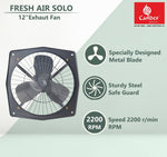 गैलरी व्यूवर में इमेज लोड करें, Candes Fresh 300 mm Anti Dust 3 Blade Exhaust Fan  (Black, Pack of 1)
