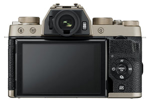 Used Fujifilm XT-100 Mirrorless Digital Camera, Champagne Gold (Body Only)