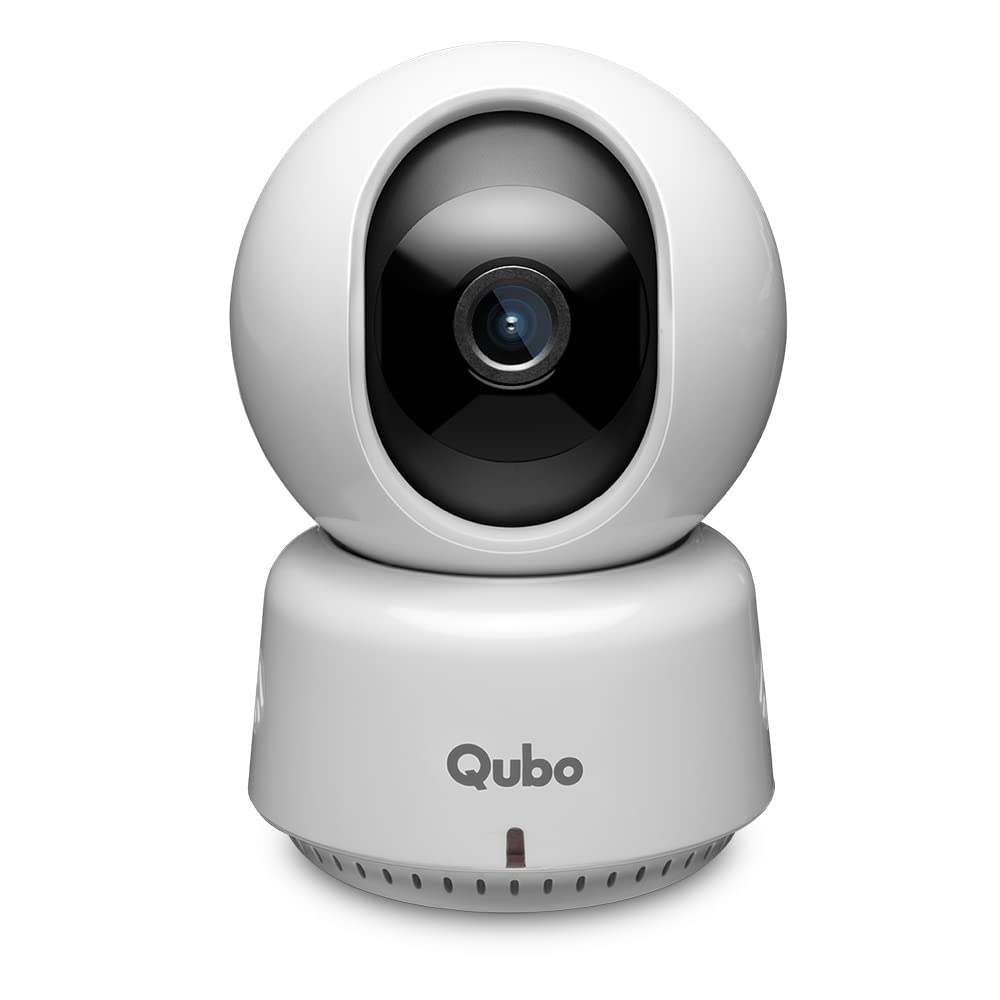 Open Box, Unused QUBO Smart Cam 360° 1080p Full HD Wi-Fi Camera (Pack of 3)