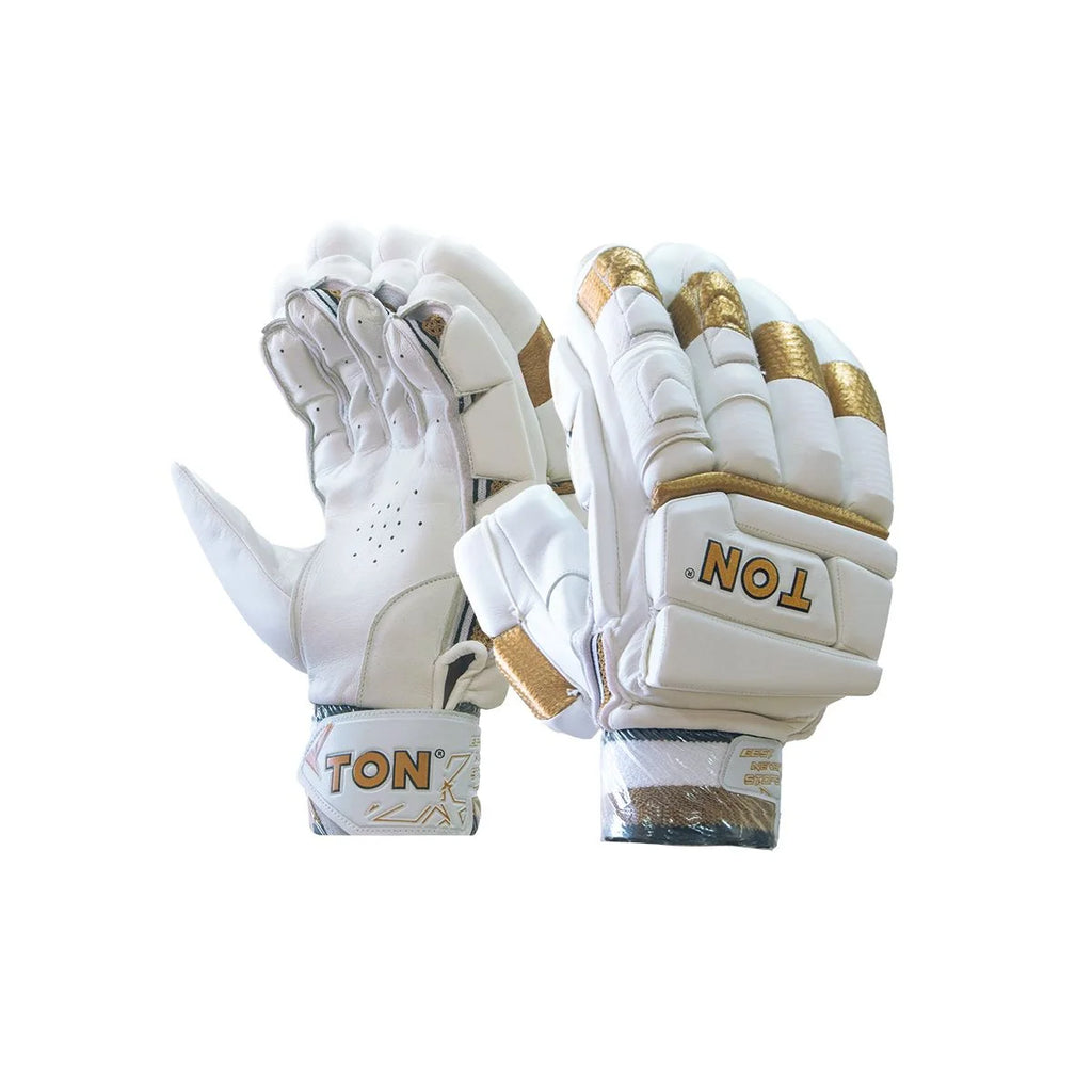 SS Ton Gold Edition Cricket Batting Gloves Pack of 2