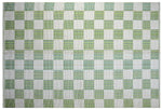 Load image into Gallery viewer, Saral Home Detec™ Grey Modern Check Designer Carpet  (120x180 Cms)
