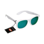 गैलरी व्यूवर में इमेज लोड करें, SS Classy Green With White/Black Frame Sunglasses

