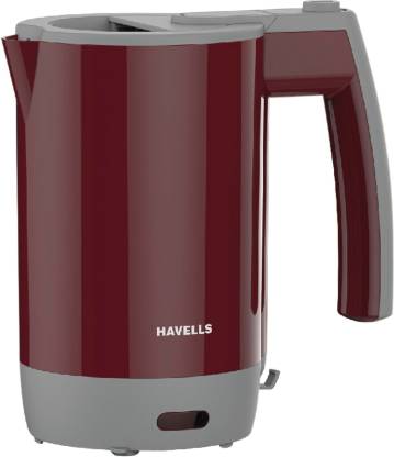 Havells Travel Lite Electric Kettle 0.5 L Maroon