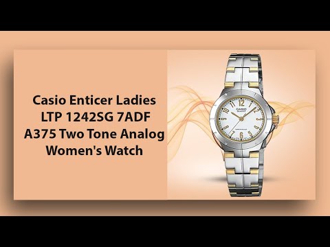 Casio Enticer Ladies LTP 1242SG 7ADF A375 Two Tone Analog Women's Watch