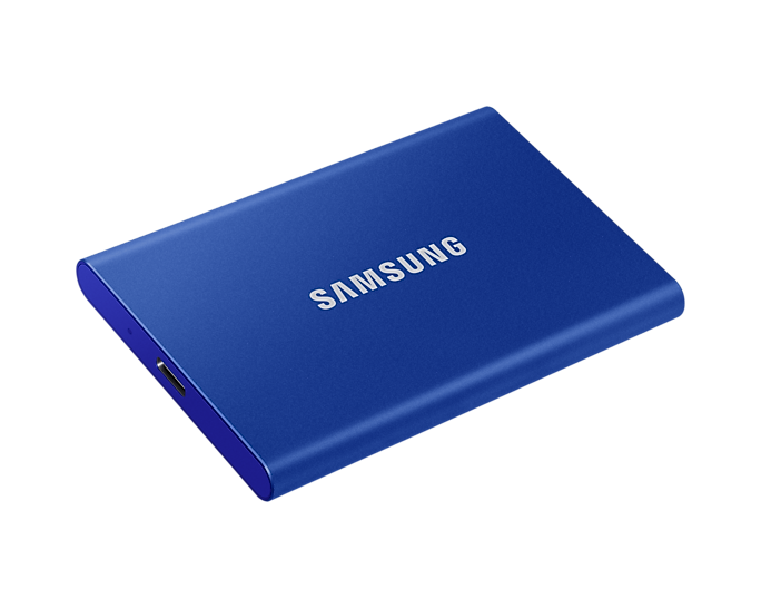 सैमसंग पोर्टेबल SSD T7 USB 3.2 2TB (इंडिगो ब्लू)