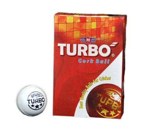 Detec™ क्रिकेट कॉर्क व्हाइट बॉल MTCR - 65 10 का पैक