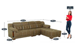 Load image into Gallery viewer, Detec™ Jonathan LHS L Shape Sofa - Brown Color
