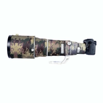 CamoCoat Coat For Canon EF 500mm F 4L IS usm Mottled Wood Green MWG