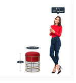 Load image into Gallery viewer, Detec™ Ignat Ottoman - Red Color
