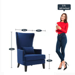 Load image into Gallery viewer, Detec™ Wing Chair - Blue Color
