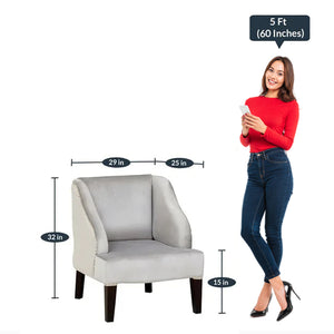 Detec™ Clovis Luxe Chair - Grey Color