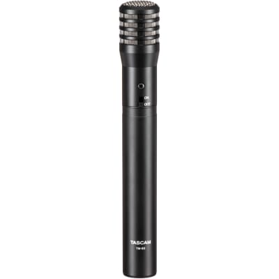 Tascam TM 60 Battery Powered Condenser Microphone Bundle