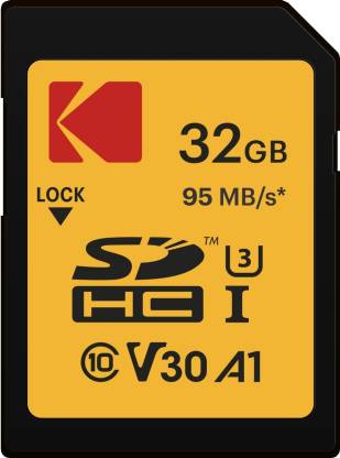 कोडक एसडी मेमोरी कार्ड 32 जीबी 95 स्पीड