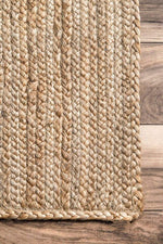 गैलरी व्यूवर में इमेज लोड करें, Detec™ Natural Organic Jute Handmade Braided Rugs 
