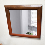 Load image into Gallery viewer, Detec Wooden Square Mirror
