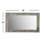 Load image into Gallery viewer, Detec™Joana Solid Wood Wall Mirror in Vintage Green
