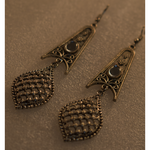Load image into Gallery viewer, Detec Homzë Earrings - Silver Oxidised
