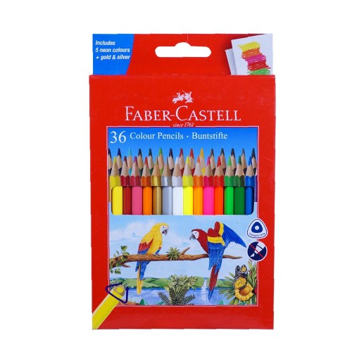 Faber-Castell Colour Me Grip 36 Shade Pencil Pack Of 4