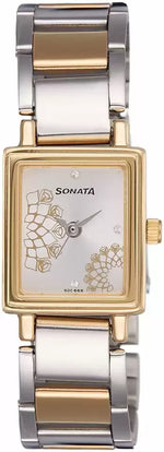 गैलरी व्यूवर में इमेज लोड करें, महिलाओं के लिए सोनाटा NN8080BM01 वेडिंग एनालॉग घड़ी
