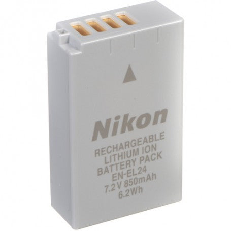 Nikon En EL24 रिचार्जेबल लिथियम आयन बैटरी पैक 7.2V, 850mAh