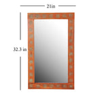 Load image into Gallery viewer, Detec™Ana Solid Wood Hand Carved Wall Mirror

