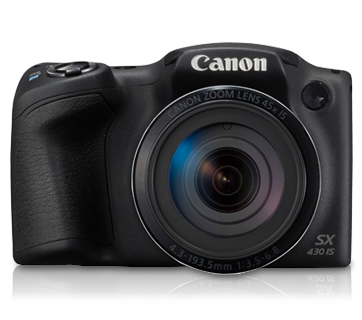 ओपन बॉक्स, अप्रयुक्त कैनन पॉवरशॉट SX430 IS 20MP डिजिटल कैमरा 45x ऑप्टिकल ज़ूम के साथ ब्लैक