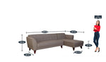 Load image into Gallery viewer, Detec™ Luther 3 Seater LHS Sectional Sofa - Sandy Brown Color
